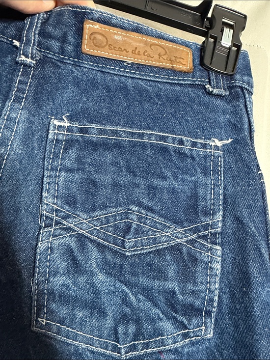 Oscar de la Renta Denim - VTG Oscar De La Renta Straight Fit High Rise Jeans Size 7/8